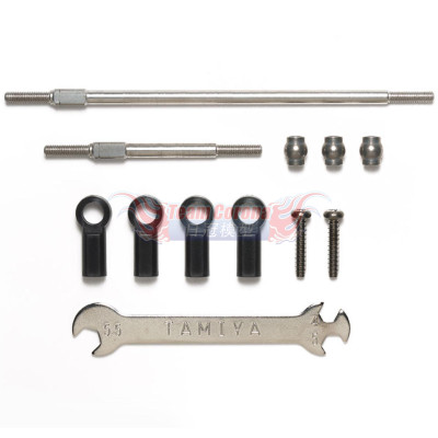 Tamiya 54929 CC-02 STAINLESS STEEL ADJUSTABLE TIE-ROD SET